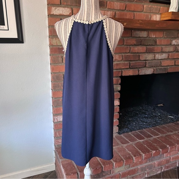 Lilly Pulitzer Pearl Soft Shift Dress in True Navy Blue Sz 8 - Picture 7 of 9